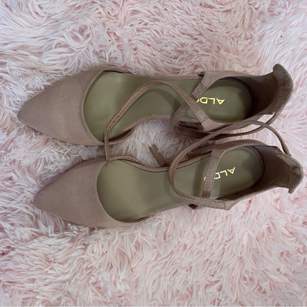 Aldo Women's Pink Strappy Heels